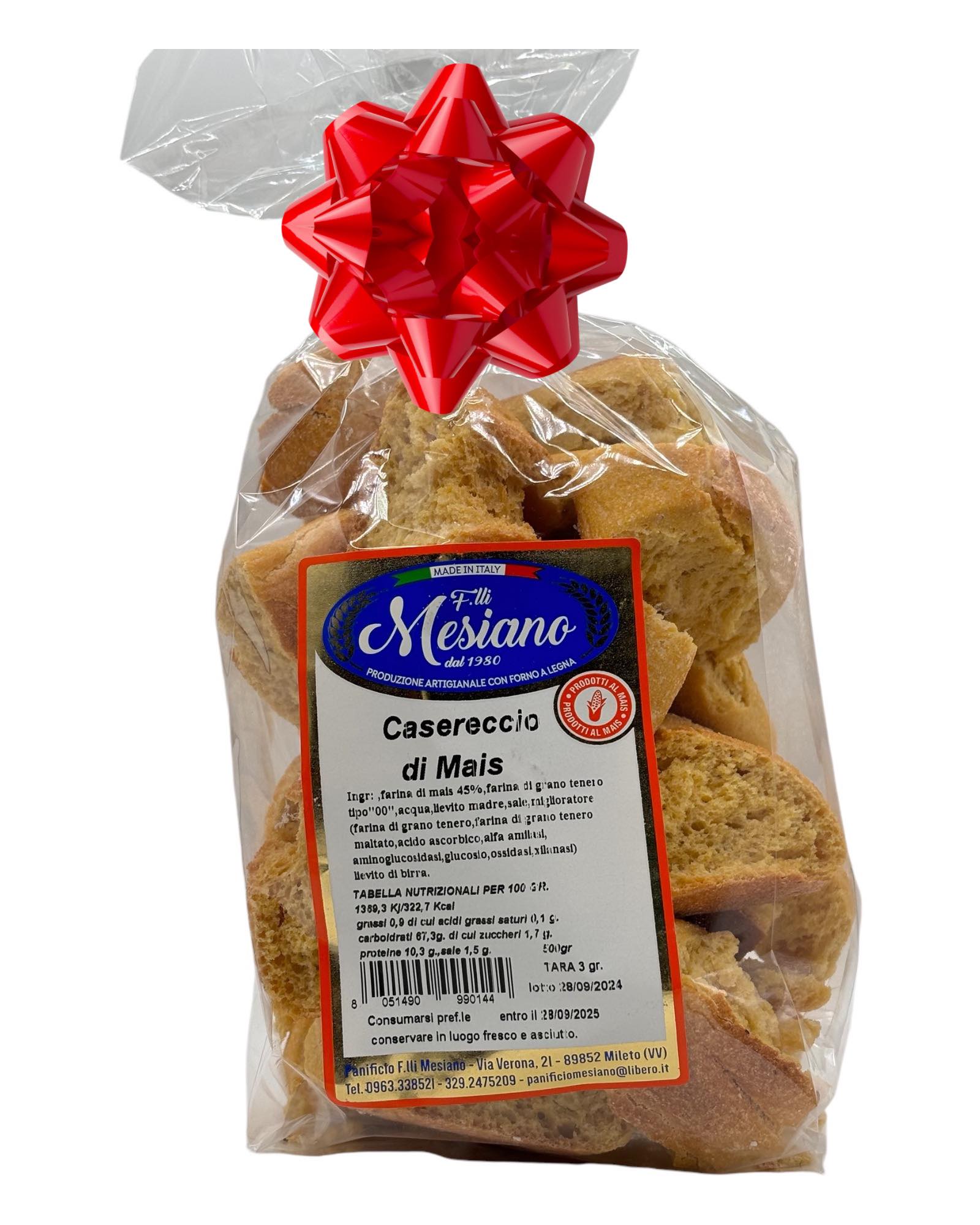 Casereccio di Mais – Italienisches Maisgebäck, 250g 