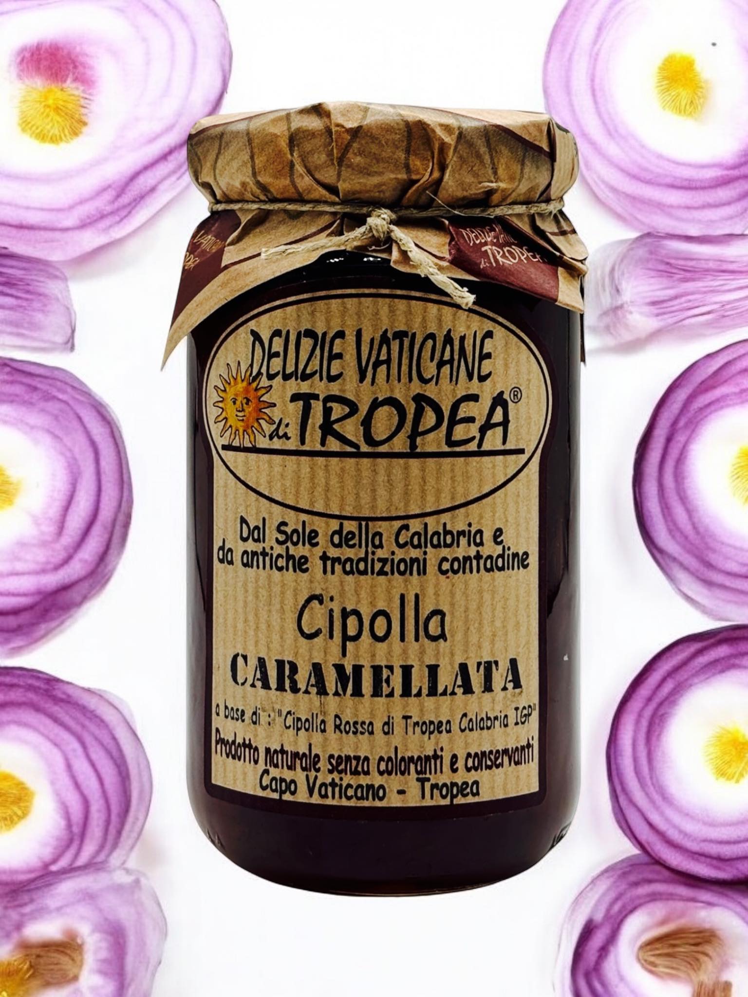 Cipolla Caramellata - Karamellisierte rote Zwiebeln aus Tropea, 212ml Bella Italia store Delikatessen Bella Italia store