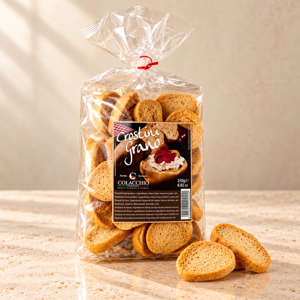 Crostini di Grano Colacchio – Knusprige Weizen-Crostini, 250 g