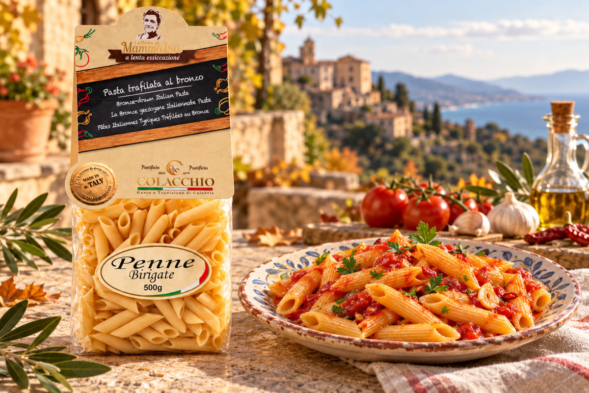 Penne Birigate Colacchio Mamma Isa – Bronzegezogene Pasta, 500 g
