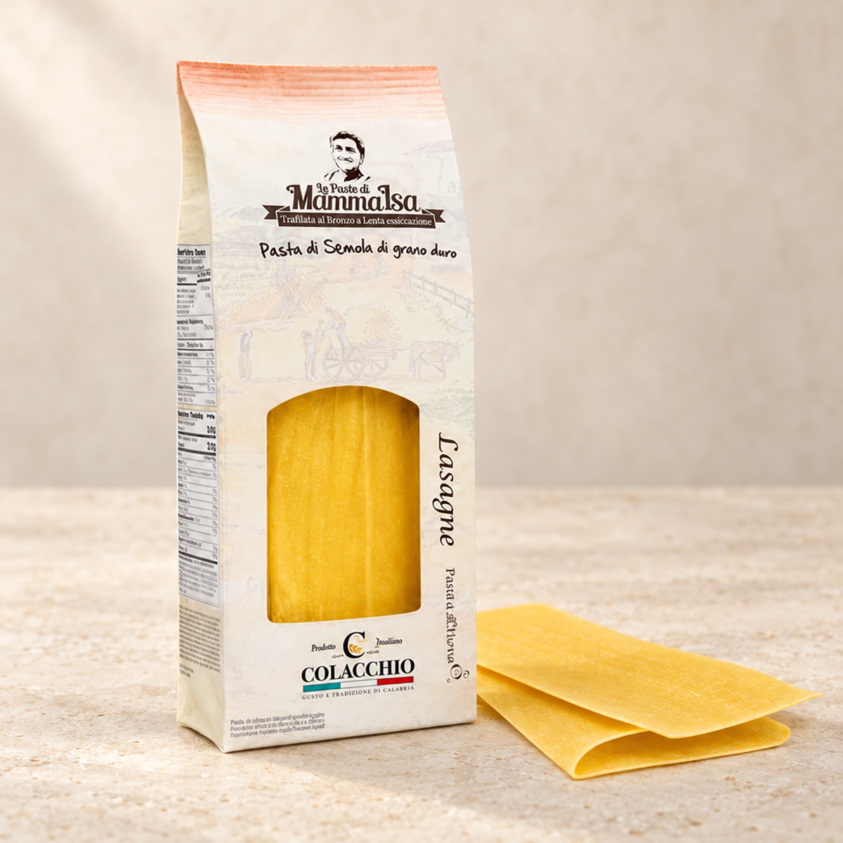 Lasagne di Mamma Isa – Bronzegezogen aus Hartweizengrieß, 500g