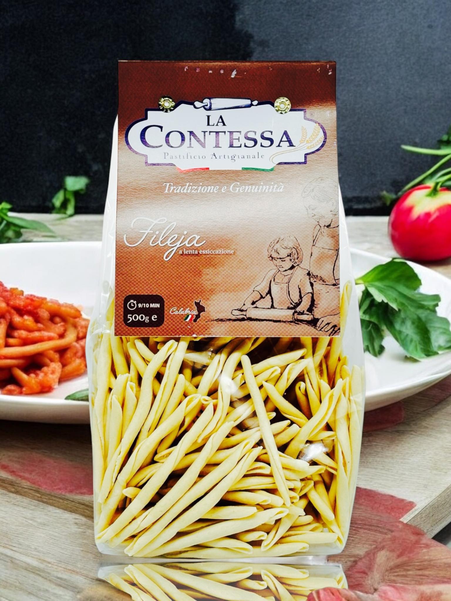 Fileja - Traditionelle italienische Pasta aus Kalabrien, 500g Bella Italia store Delikatessen Bella Italia store