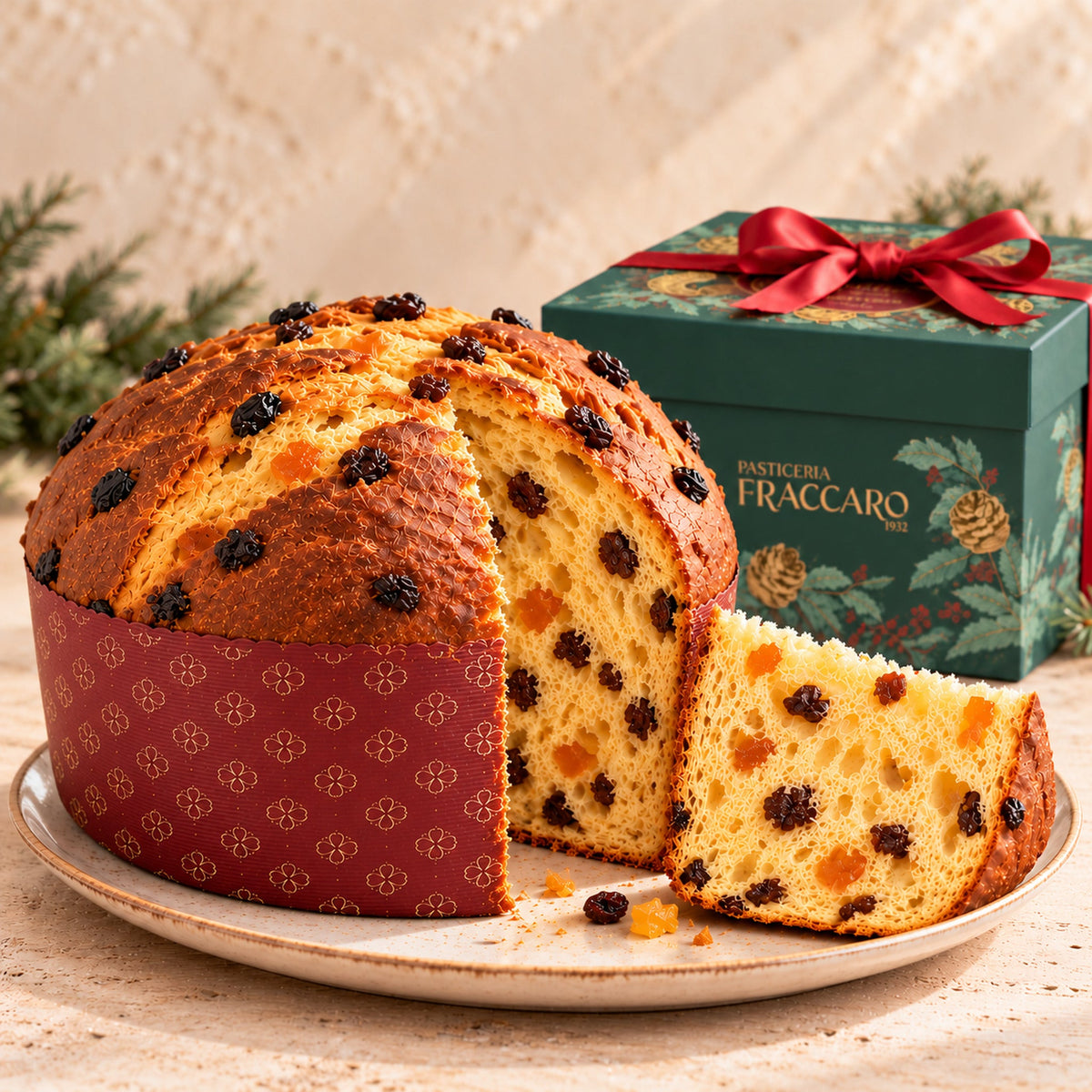 Fraccaro Panettone Classico Basso – Geschenkbox, 1 kg – ab November erhältlich