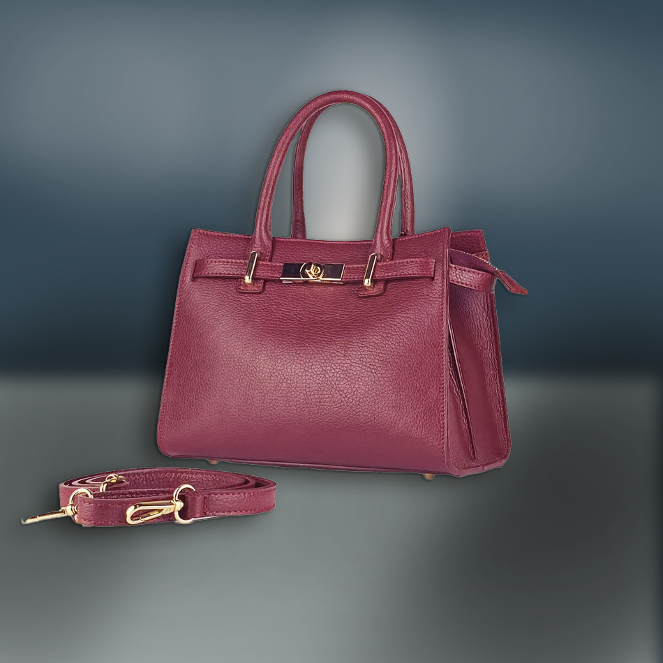 Leder Handtasche Damen Made in Italy