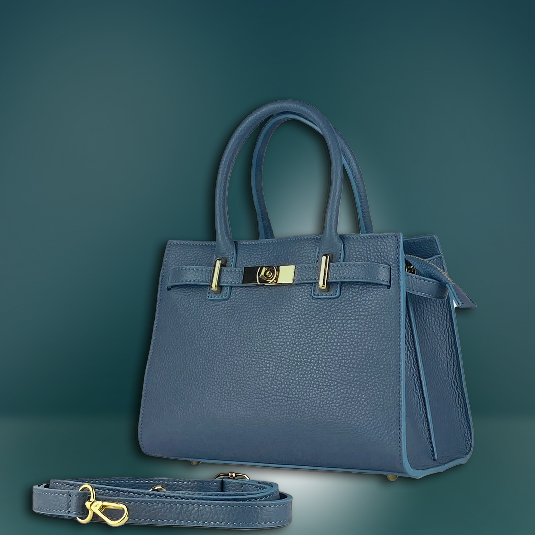 Leder Handtasche Damen Made in Italy