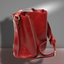 Damenhandtasche aus echtem Leder in Rot – italienische Handarbeit, modisches Design