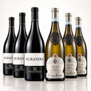 Italienisches Weinpaket – 3× Muranera Rotwein & 3× Lugana Weißwein – 12% Vorteil – Produktset auf der originalen Unterlage