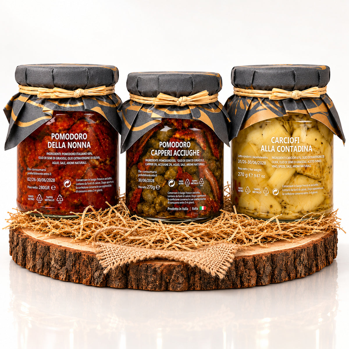 Sizilianische Antipasti 270g – Artischocken, Pomodori & mediterrane Feinkost aus Italien