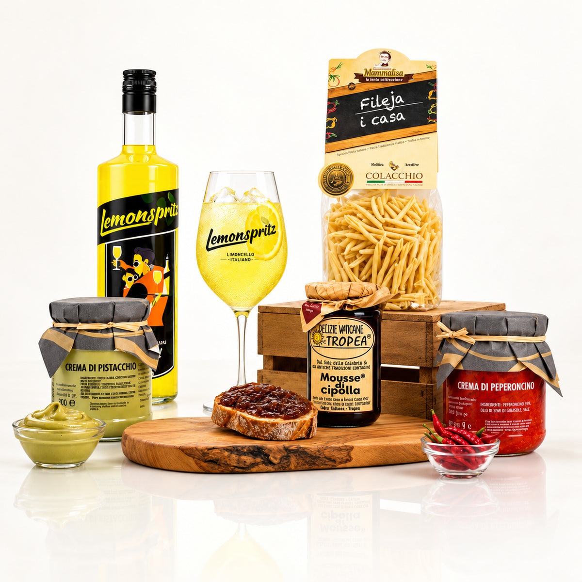 Italienisches Feinkost Paket – Mediterraner Genuss mit Lemon Spritz & Spezialitäten