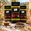 Espresso Paket Italien – 3x SeCo Royal Blend Espresso Intenso 1kg – Serviervorschlag auf einer italienischen Terrasse