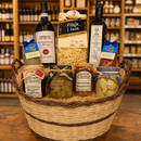 Handgefertigter italienischer Geschenkkorb Grande Natale mit neun Spezialitäten