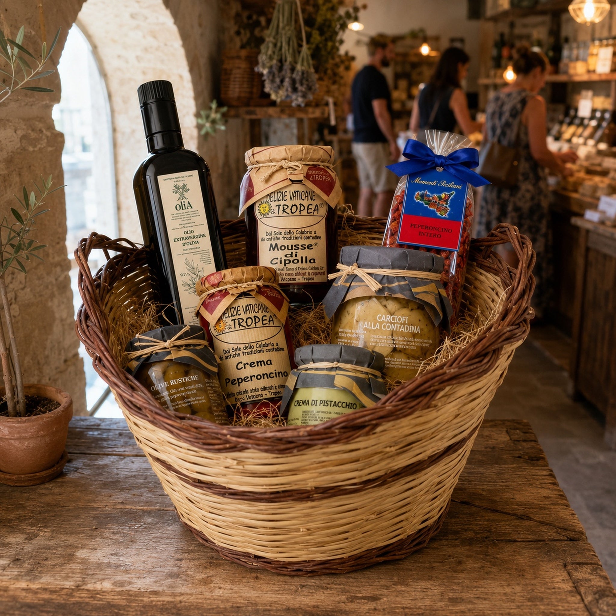 Italienischer Gourmet Geschenkkorb
