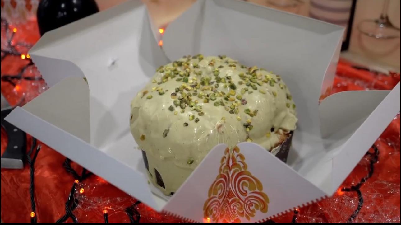 Italienischer Panettone mit Pistaziencreme – Limitierte Weihnachtsedition Bella Italia store Delikatessen Bella Italia store