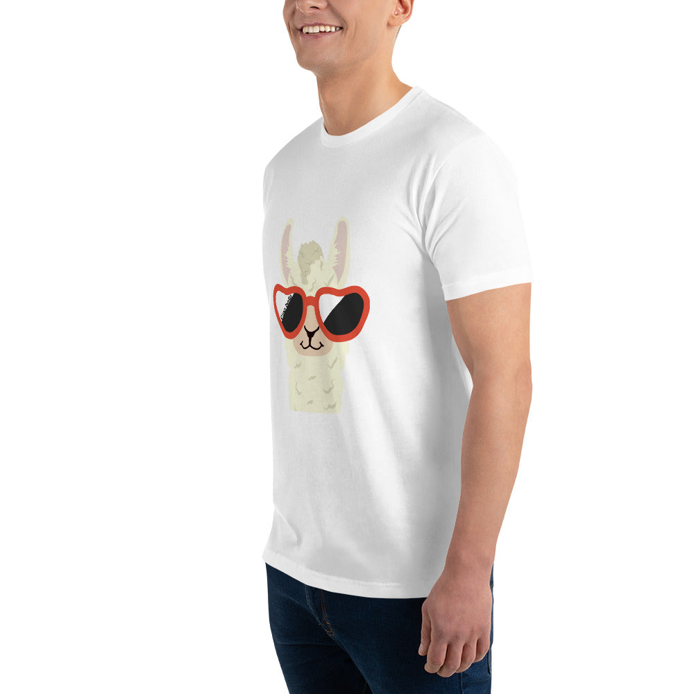 witziges Alpaka T-Shirt für Männer