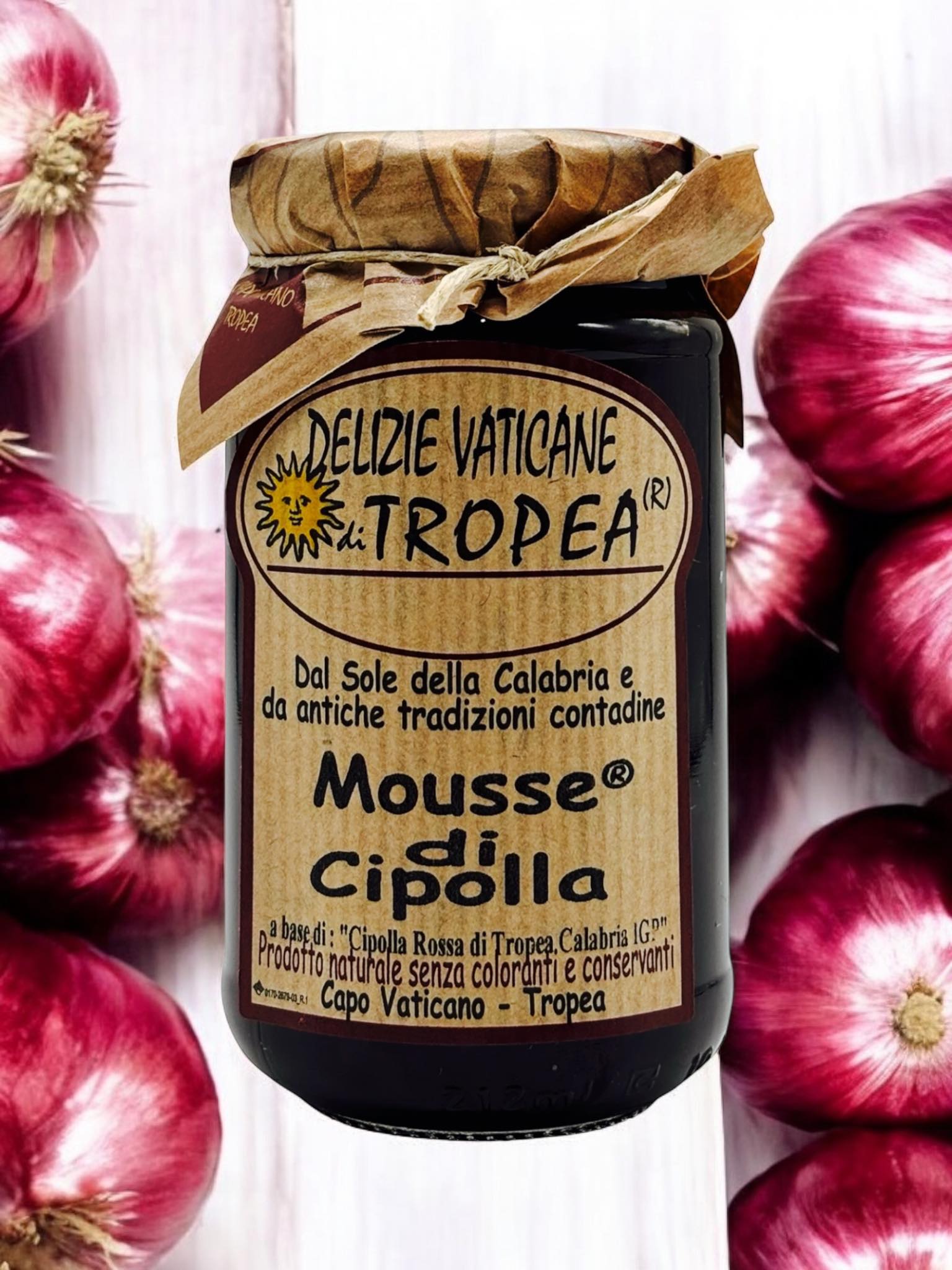 Mousse di Cipolla – Kalabrische Zwiebelcreme mit roten Tropea-Zwiebeln – 212ml | Bella Italia Store