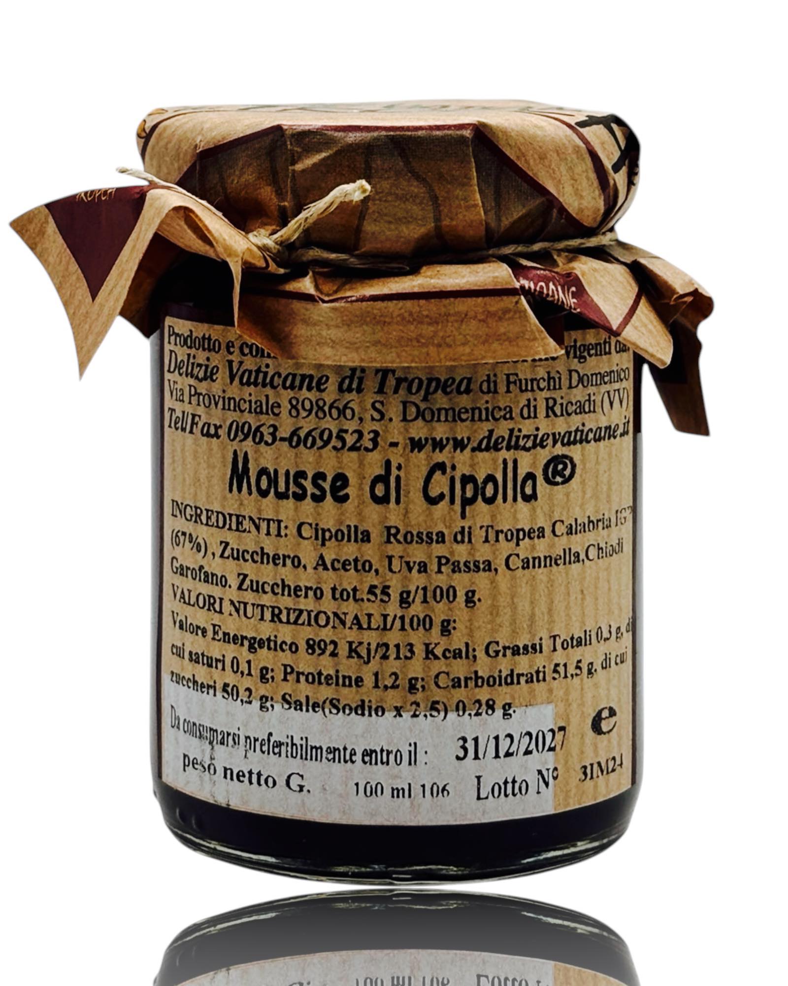 Mousse di Cipolla - Zwiebelmousse aus Tropea, 100 ml