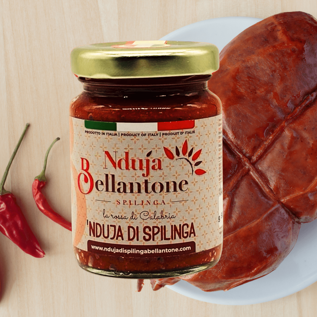 Nduja Bellantone di Spilinga – Pikante Kalabrische Spezialität (90g) Bella Italia store Delikatessen Bella Italia store