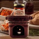 Nduja di Spilinga mit Keramik - Erwärmer – Perfekt für Brot, Pizza und mehr Bella Italia store Delikatessen Bella Italia store