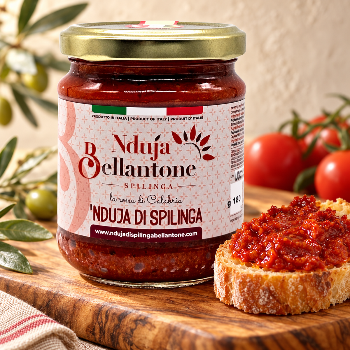 ’Nduja di Spilinga im Glas – 180 g · Abverkauf