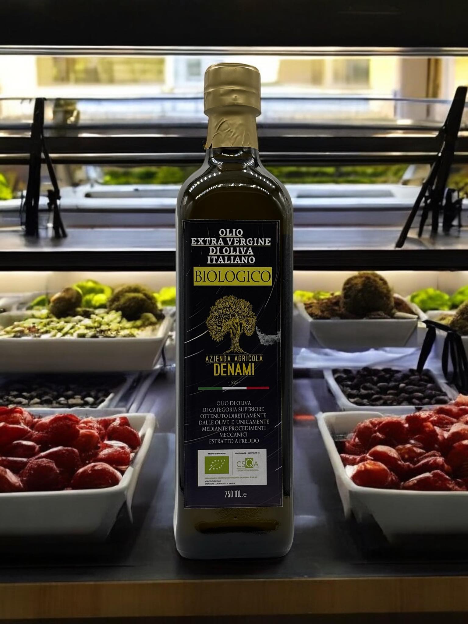 Olio Extra Vergine di Oliva Biologico – 750 ml, Kaltgepresst Bella Italia store Delikatessen Bella Italia store