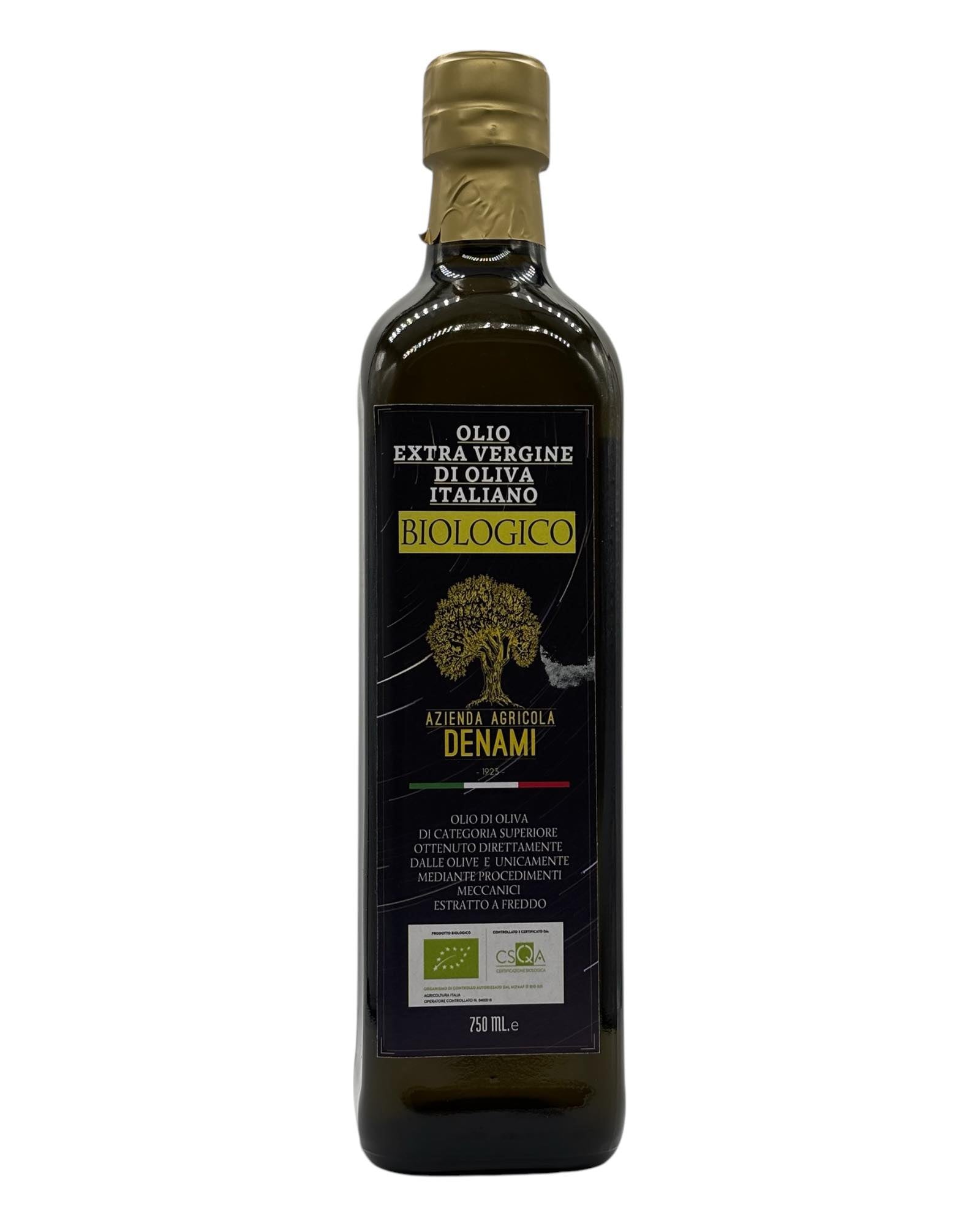 Olio Extra Vergine di Oliva Biologico – 750 ml, Kaltgepresst