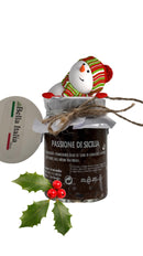 Passione di Sicilia – Authentische italienische Delikatesse, festlich dekoriert mit Weihnachtsdetails, verfügbar im Bella Italia Store.