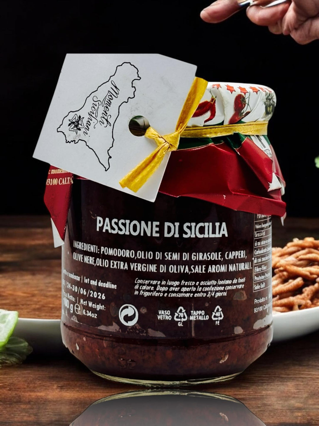 🌿 Passione di Sicilia – Tomaten-Oliven-Aufstrich, 180g | Bella Italia