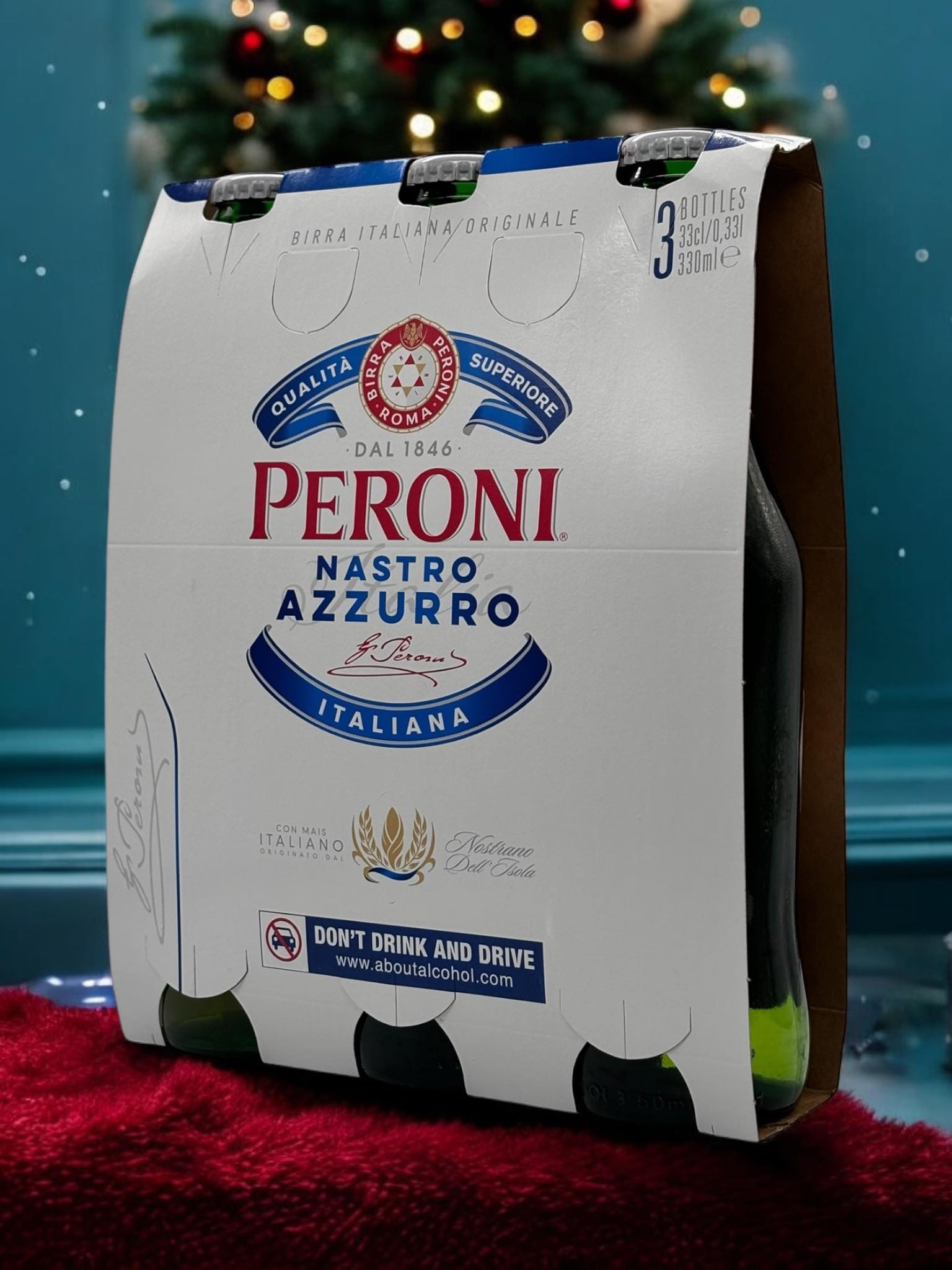 Peroni Nastro Azzurro – Italienisches Premium-Bier im 3er-Pack