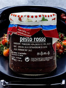 Pesto Rosso – Italienisches Tomaten - Basilikum - Pesto, 180g Bella Italia store Delikatessen Bella Italia store