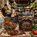 Pomodoro mit Kapern und Sardellen – italienische Antipasti im Gourmet Präsentkorb