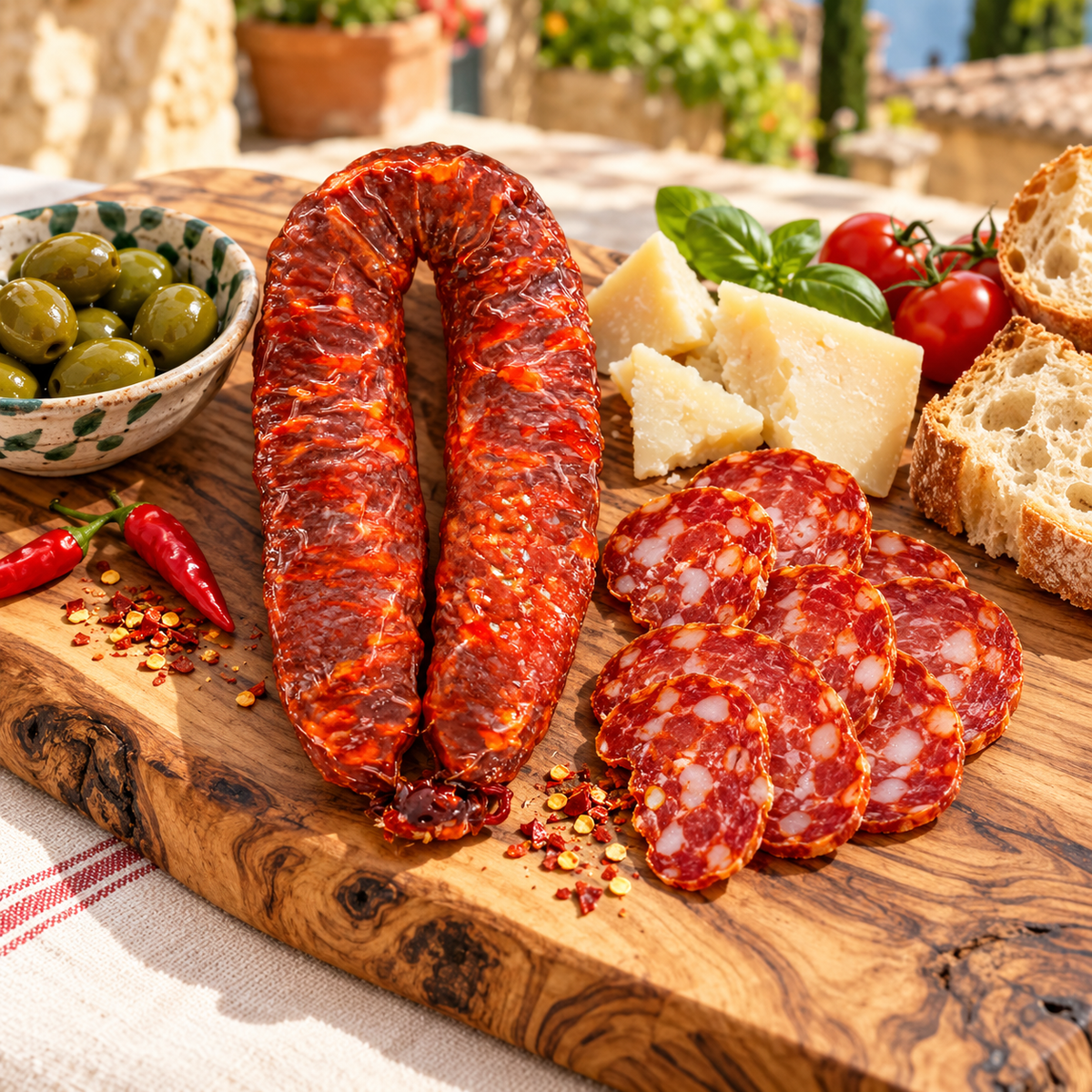Kalabrische Schweinesalami scharf 300 g
