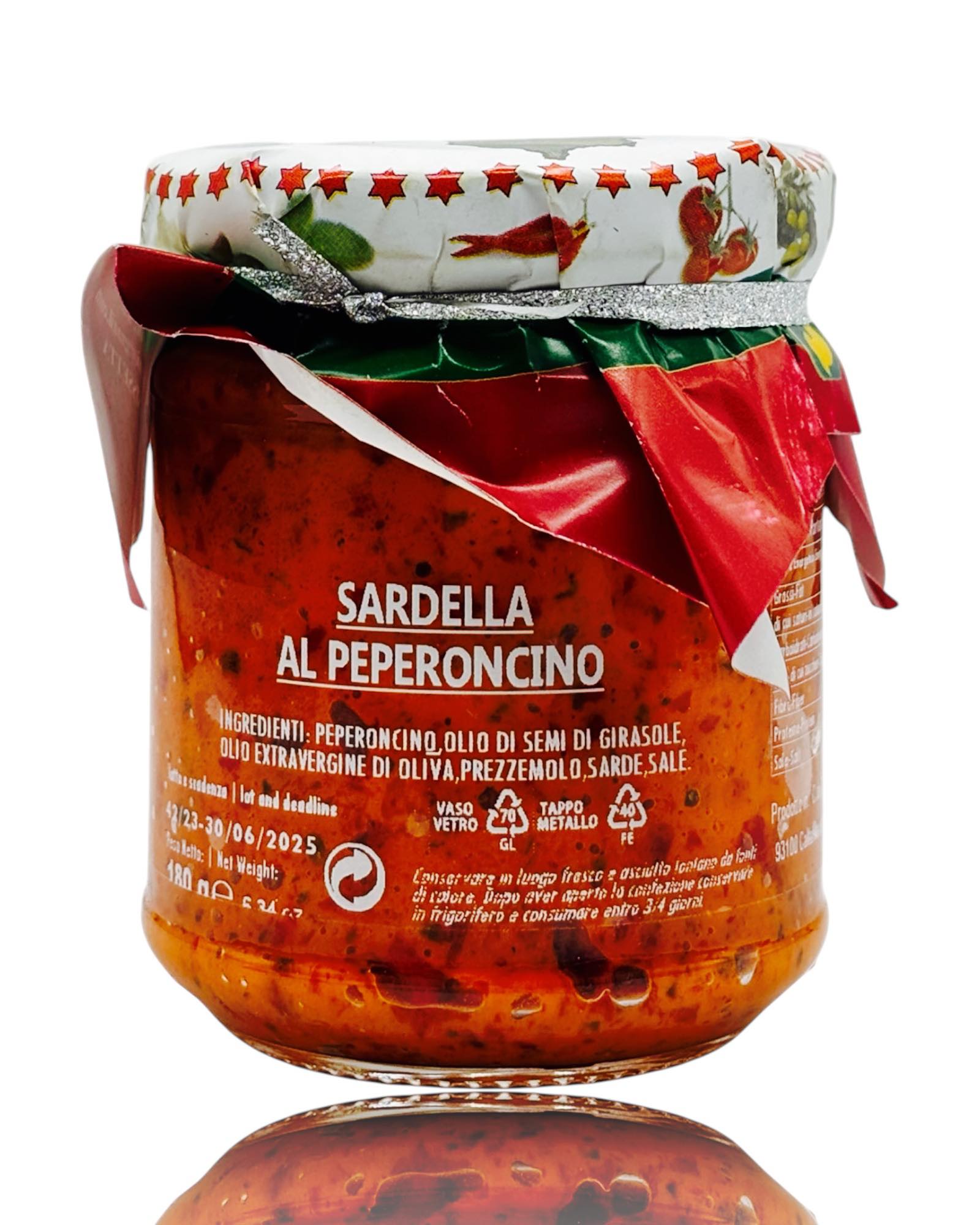 Sardella al Peperoncino - Pikante Sardellencreme, 180g