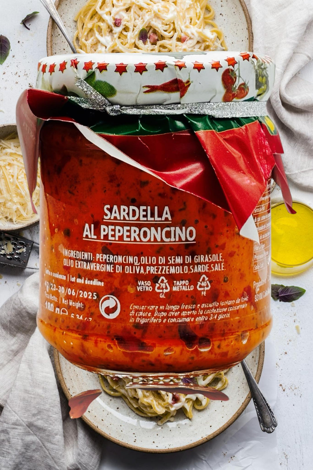 Sardella al Peperoncino – Pikante Sardellencreme, 180g | Italienische Spezialität