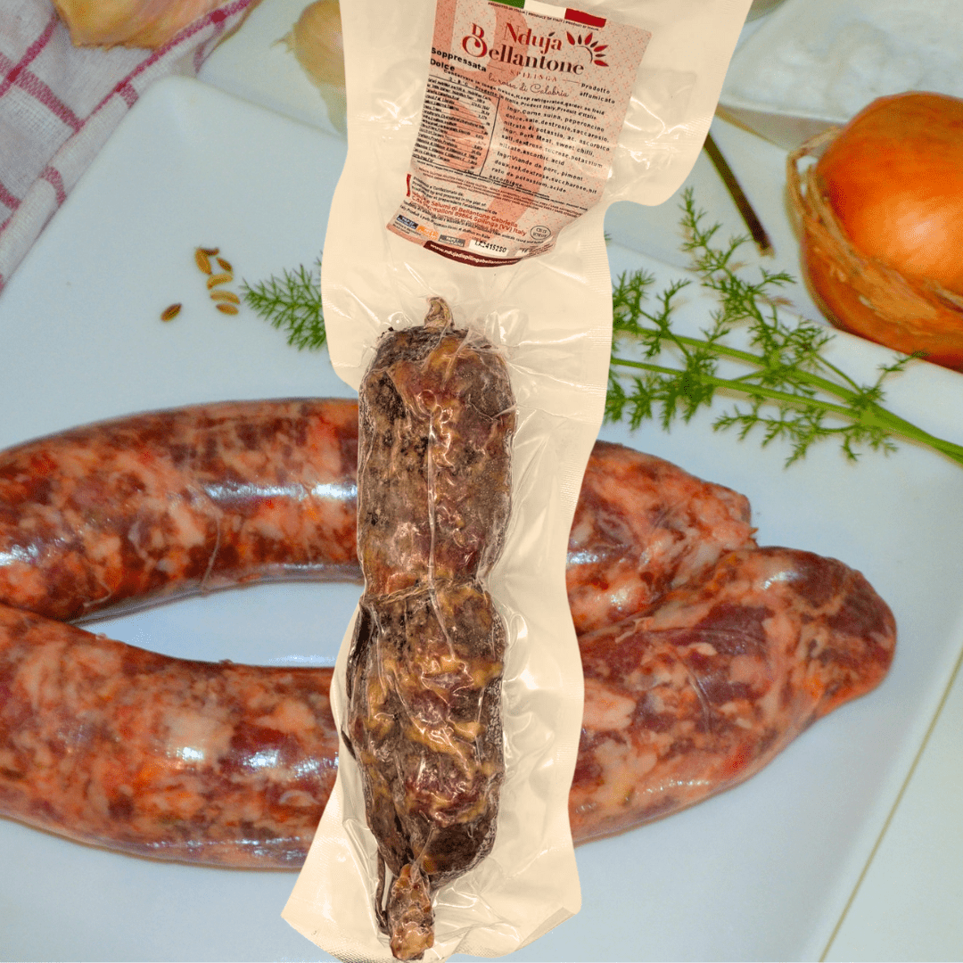 Soppressata Dolce – Italienische Delikatesse aus Kalabrien 500g