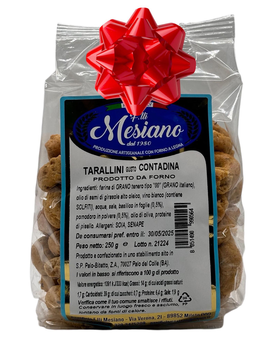 Tarallini Gusto Contadina – Rustikale italienische Snacks, 250g