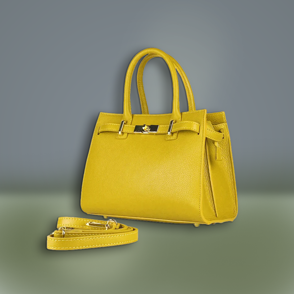Leder Handtasche Damen Made in Italy